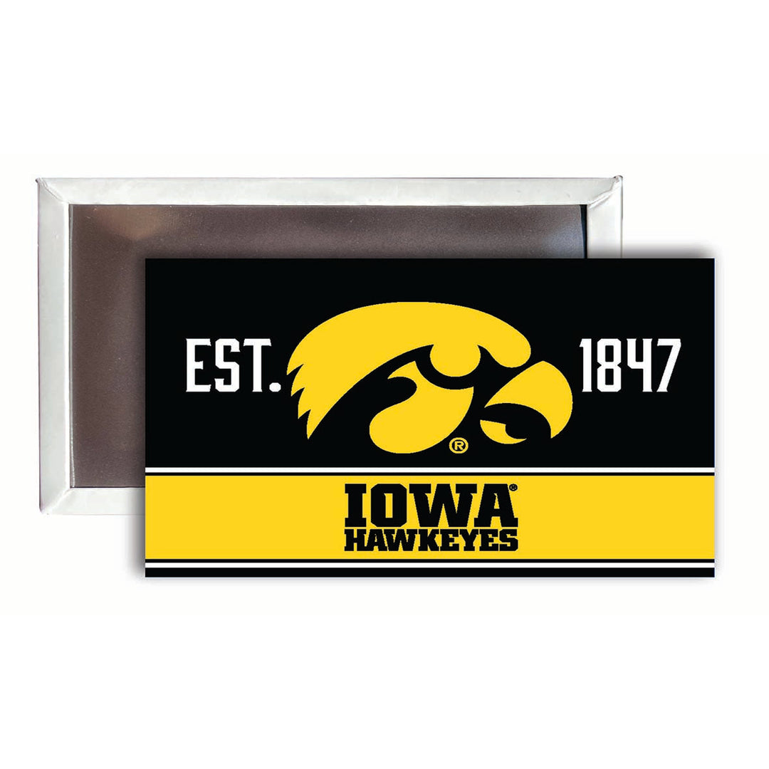 Iowa Hawkeyes 2x3-Inch NCAA Vibrant Collegiate Fridge Magnet - Multi-Surface Team Pride Accessory 4-Pack Image 1