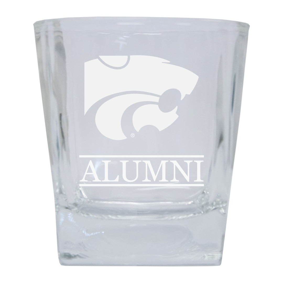 Kansas State Wildcats Alumni Elegance - 5 oz Etched Shooter Glass Tumbler 4-Pack Image 1