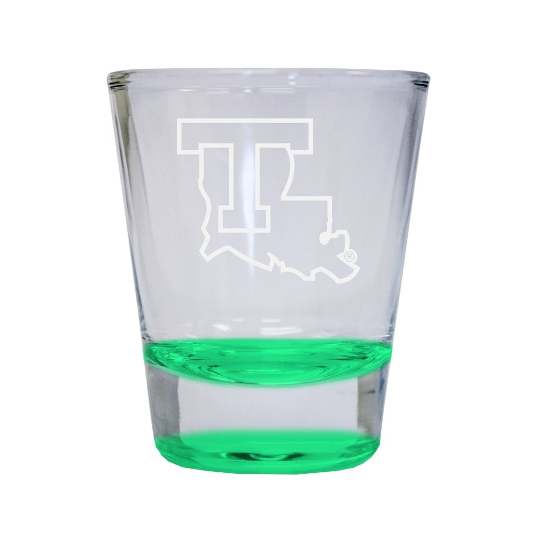 NCAA Louisiana Tech Bulldogs Collectors 2oz Laser-Engraved Spirit Shot Glass Green Image 1