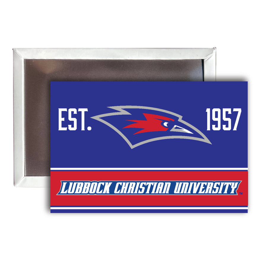 Lubbock Christian University Chaparral 2x3-Inch NCAA Vibrant Collegiate Fridge Magnet - Multi-Surface Team Pride Image 1