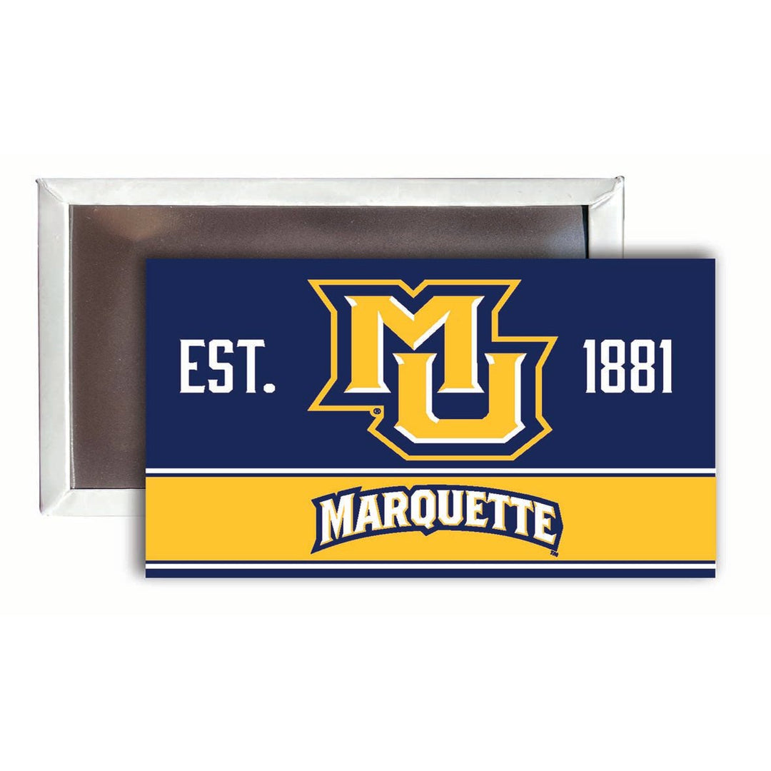 Marquette Golden Eagles 2x3-Inch NCAA Vibrant Collegiate Fridge Magnet - Multi-Surface Team Pride Accessory 4-Pack Image 1