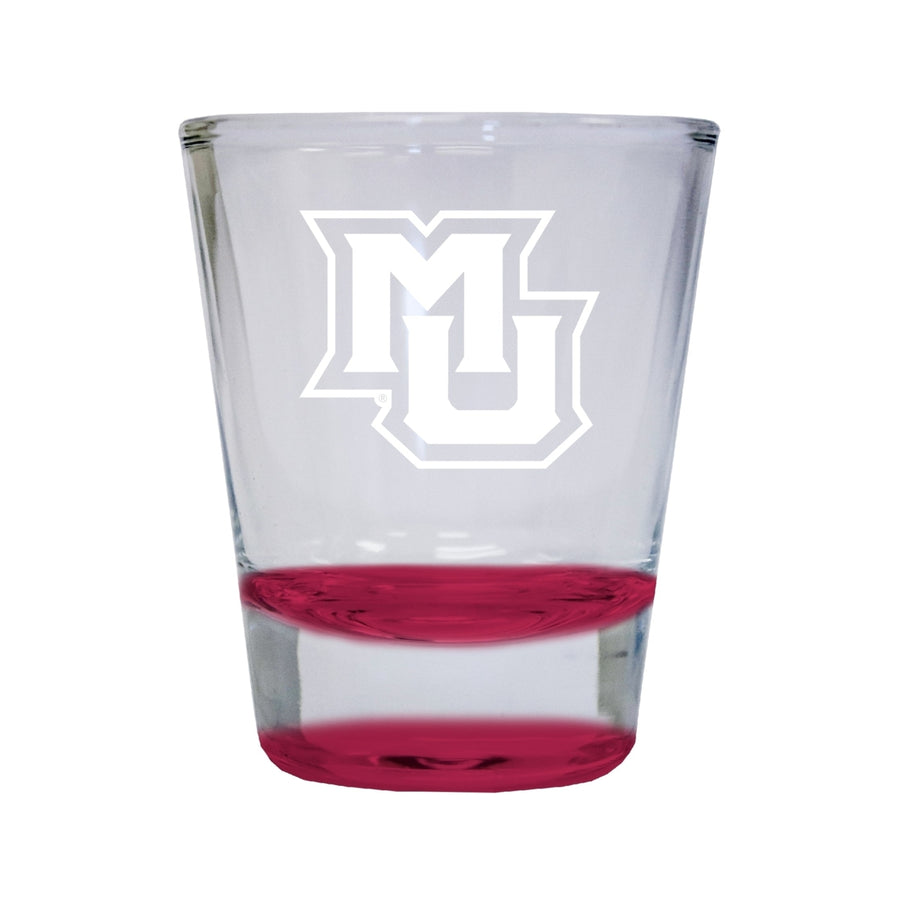 NCAA Marquette Golden Eagles Collectors 2oz Laser-Engraved Spirit Shot Glass Red Image 1