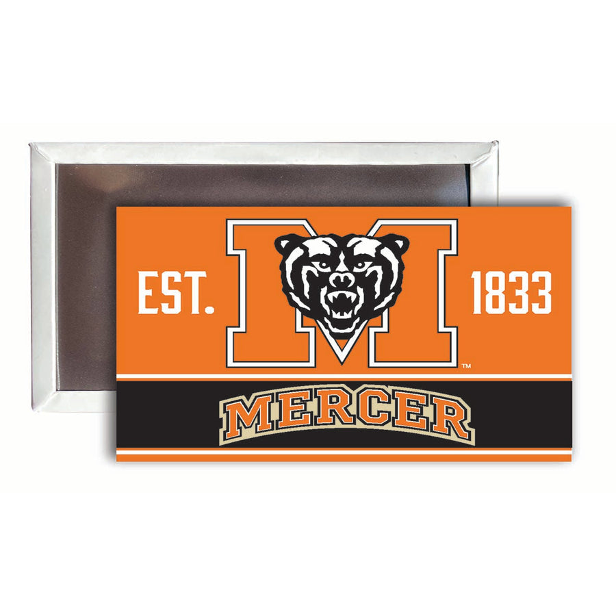 Mercer University 2x3-Inch NCAA Vibrant Collegiate Fridge Magnet - Multi-Surface Team Pride Accessory 4-Pack Image 1