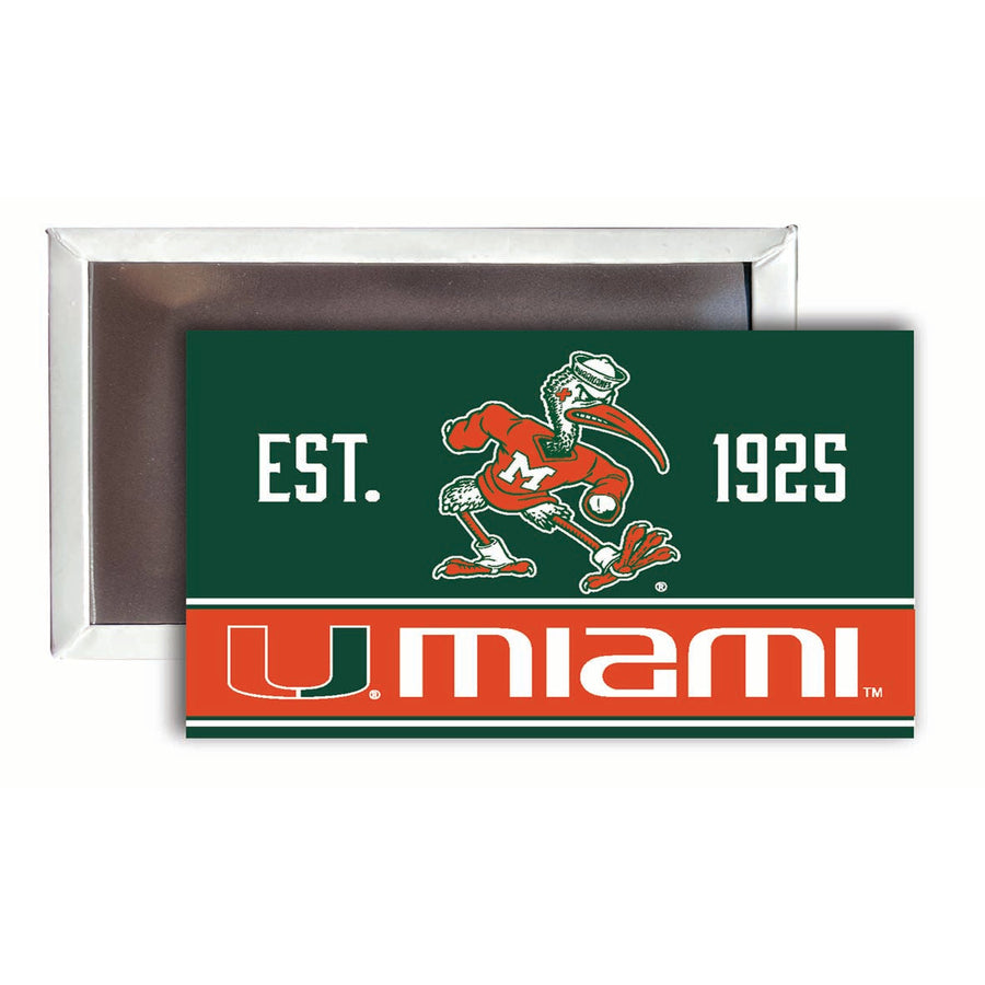 Miami Hurricanes 2x3-Inch Fridge Magnet 4-Pack Image 1