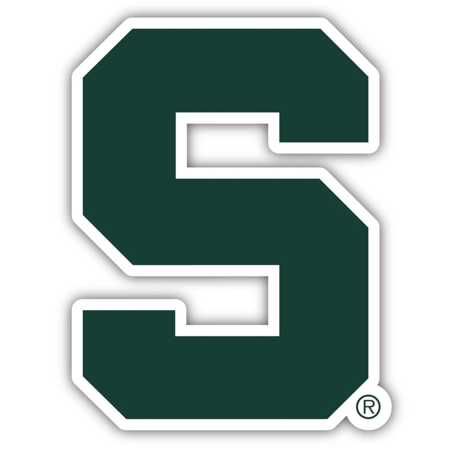 Michigan State Spartans 10-Inch on one of its sides NCAA Durable School Spirit Vinyl Decal Sticker Image 1