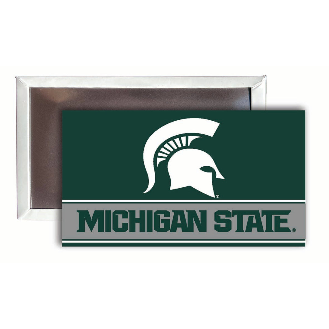 Michigan State Spartans 2x3-Inch NCAA Vibrant Collegiate Fridge Magnet - Multi-Surface Team Pride Accessory 4-Pack Image 1