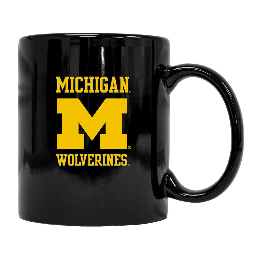 Michigan Wolverines Black Ceramic NCAA Fan Mug (Black) Image 1