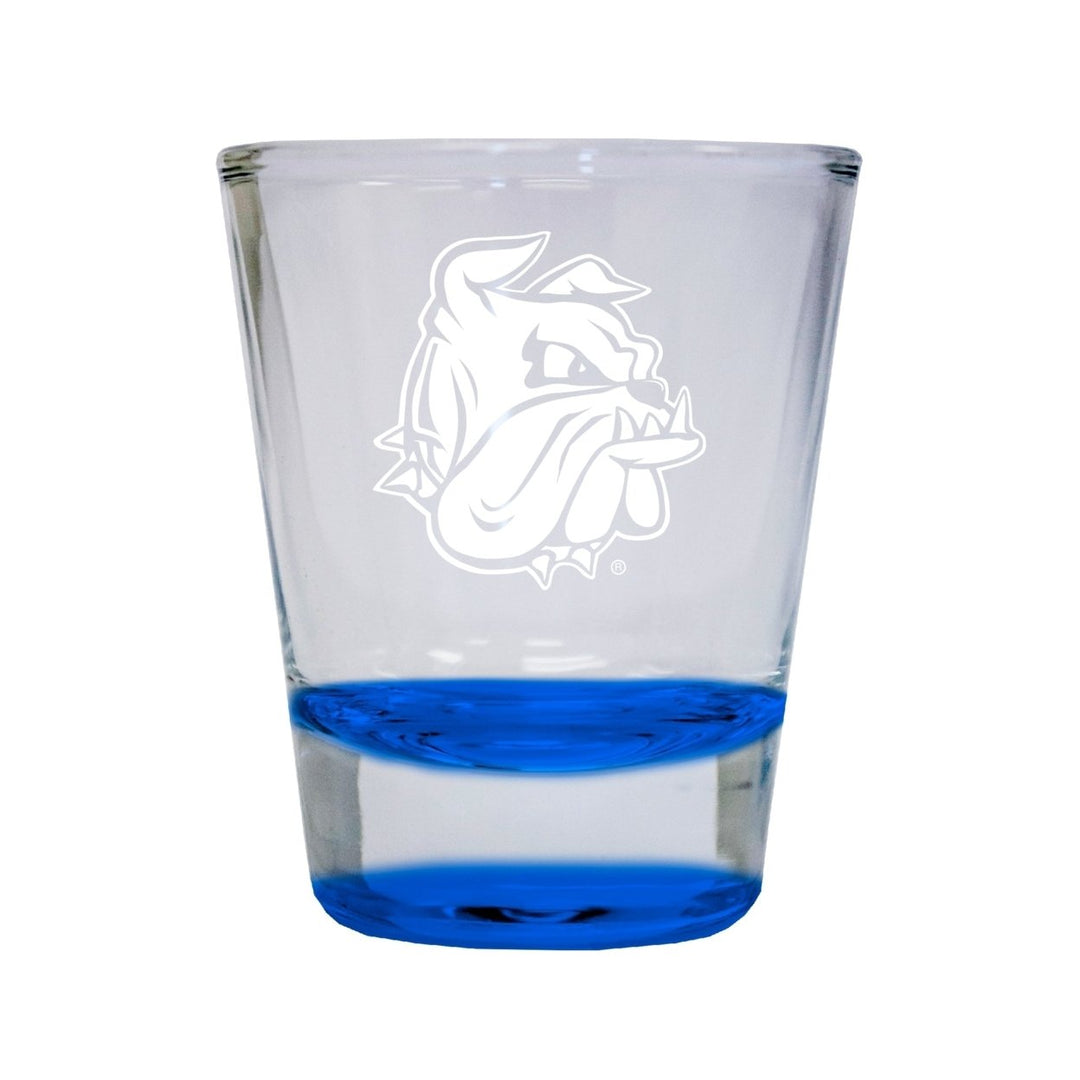 NCAA Minnesota Duluth Bulldogs Collectors 2oz Laser-Engraved Spirit Shot Glass Blue Image 1