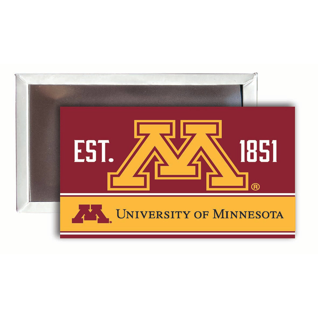 Minnesota Gophers 2x3-Inch NCAA Vibrant Collegiate Fridge Magnet - Multi-Surface Team Pride Accessory 4-Pack Image 1