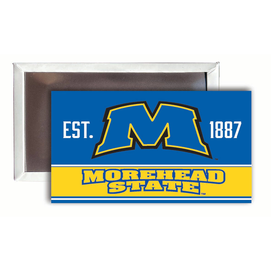 Morehead State University 2x3-Inch NCAA Vibrant Collegiate Fridge Magnet - Multi-Surface Team Pride Accessory 4-Pack Image 1