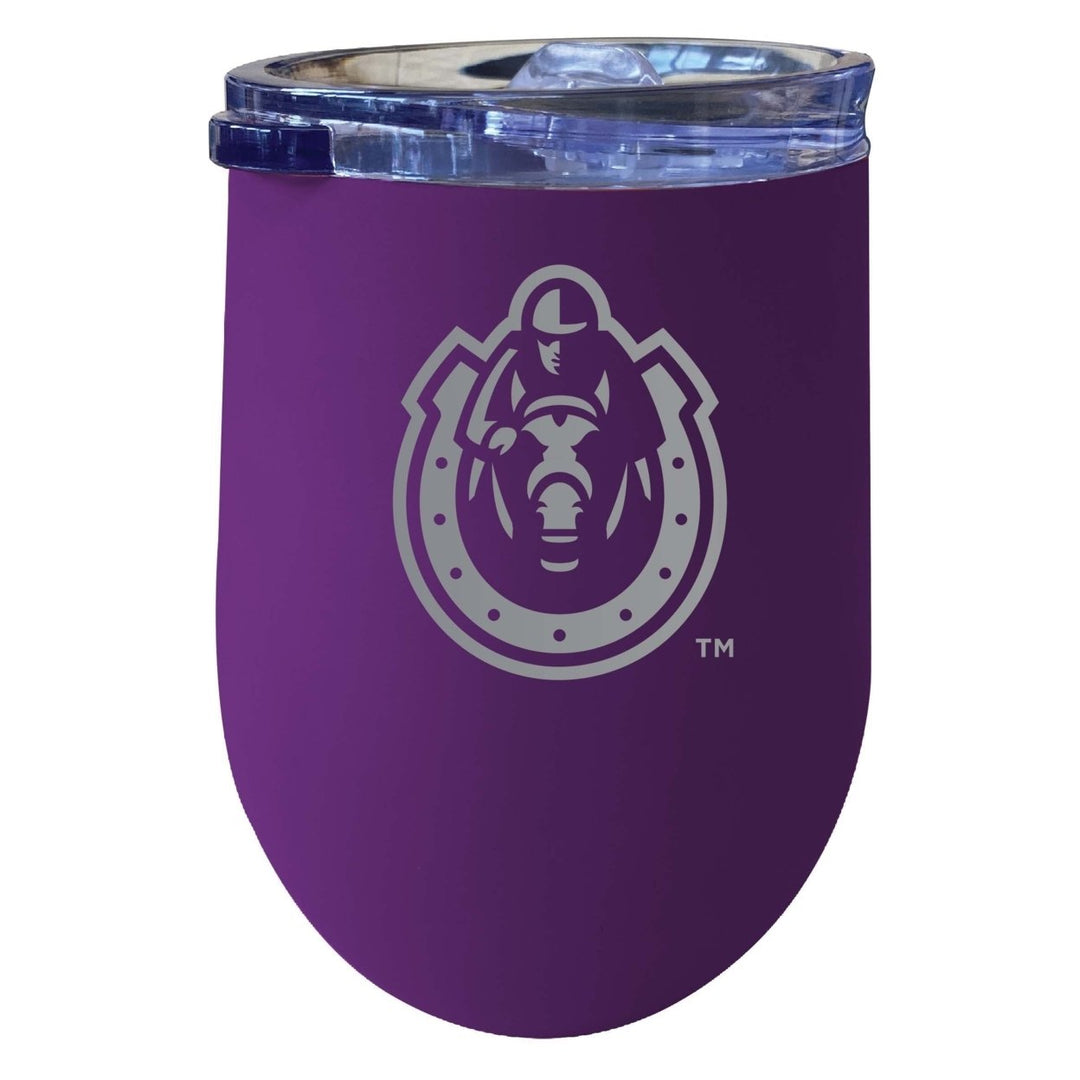 Murray State University 12 oz Etched Insulated Wine Stainless Steel Tumbler Purple Image 1