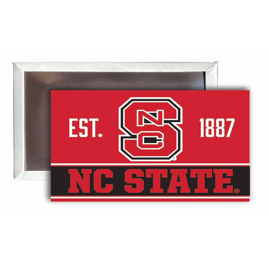 NC State Wolfpack 2x3-Inch NCAA Vibrant Collegiate Fridge Magnet - Multi-Surface Team Pride Accessory 4-Pack Image 1