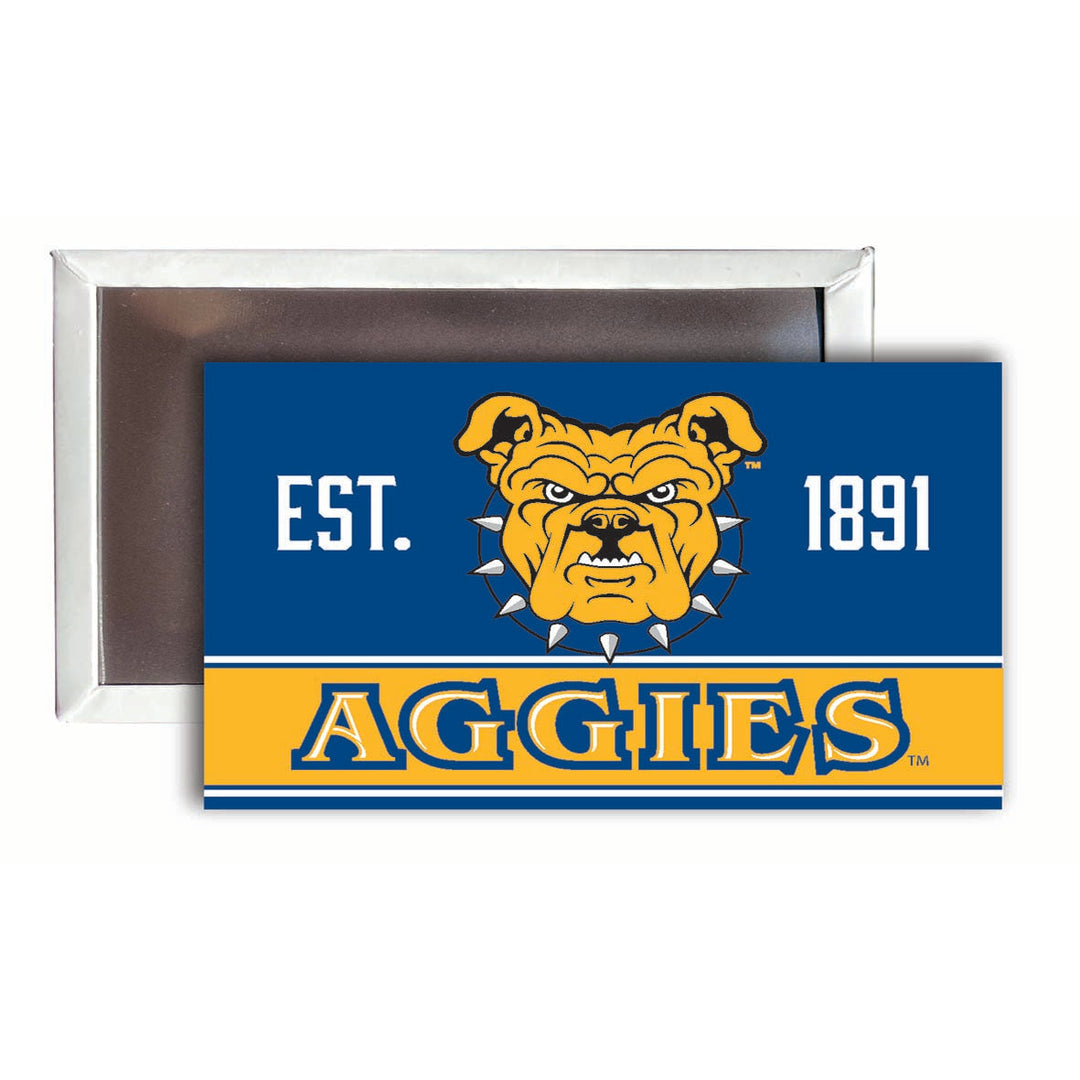 North Carolina AandT State Aggies 2x3-Inch NCAA Vibrant Collegiate Fridge Magnet - Multi-Surface Team Pride Accessory Image 1