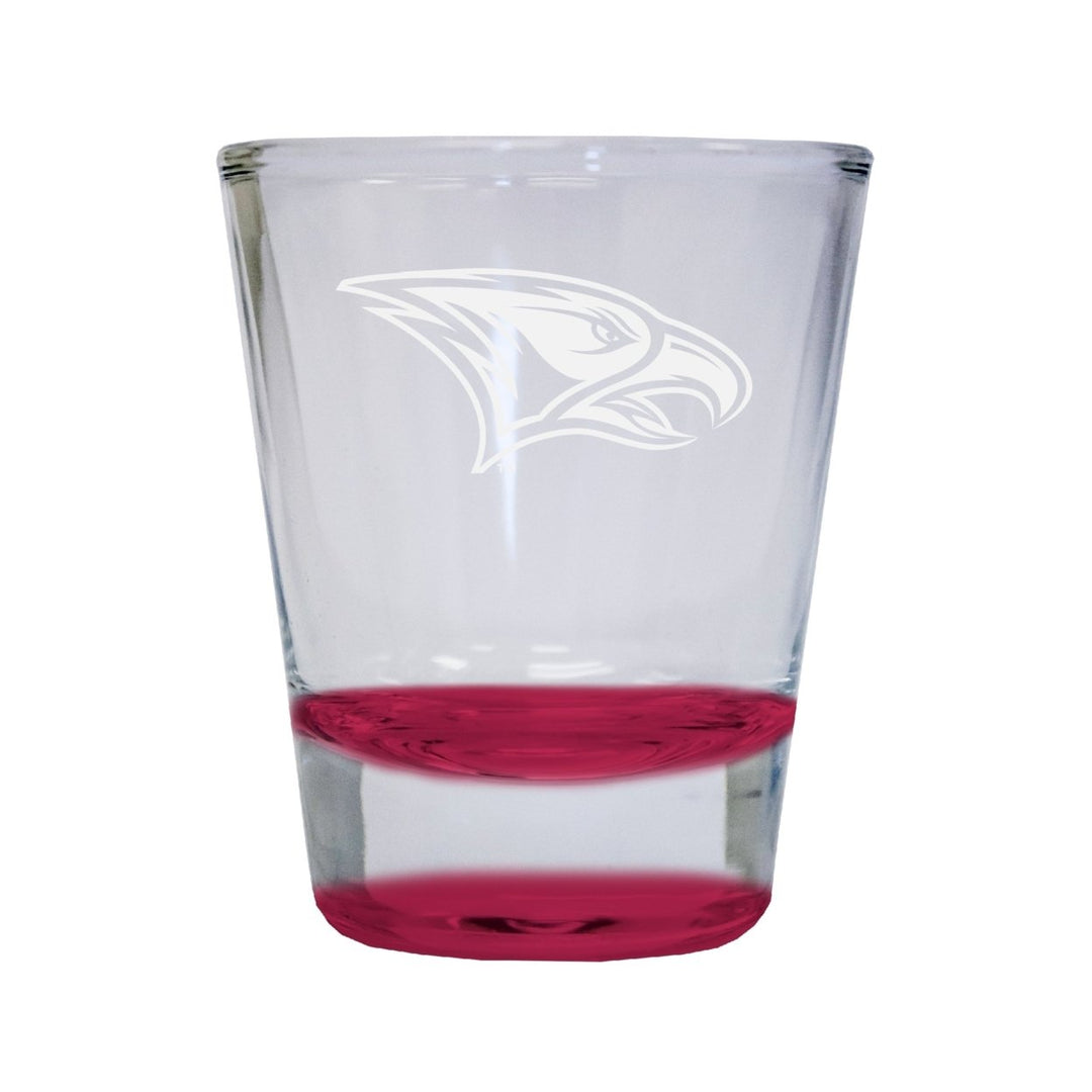 NCAA North Carolina Central Eagles Collectors 2oz Laser-Engraved Spirit Shot Glass Red Image 1