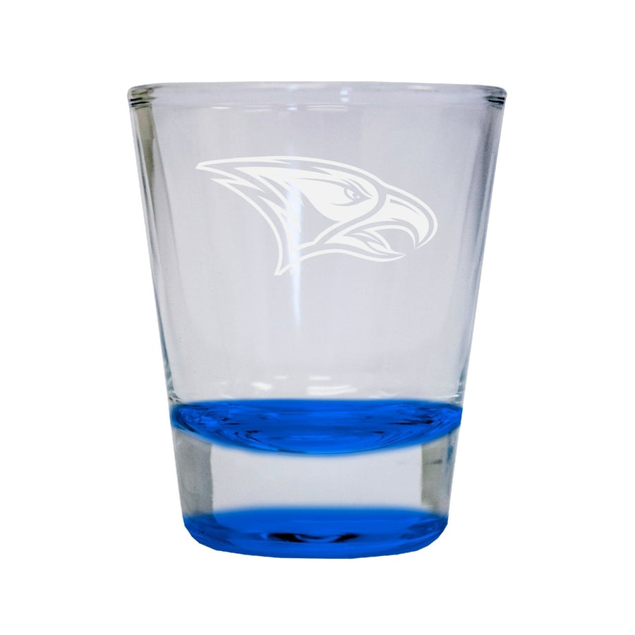 NCAA North Carolina Central Eagles Collectors 2oz Laser-Engraved Spirit Shot Glass Blue Image 1