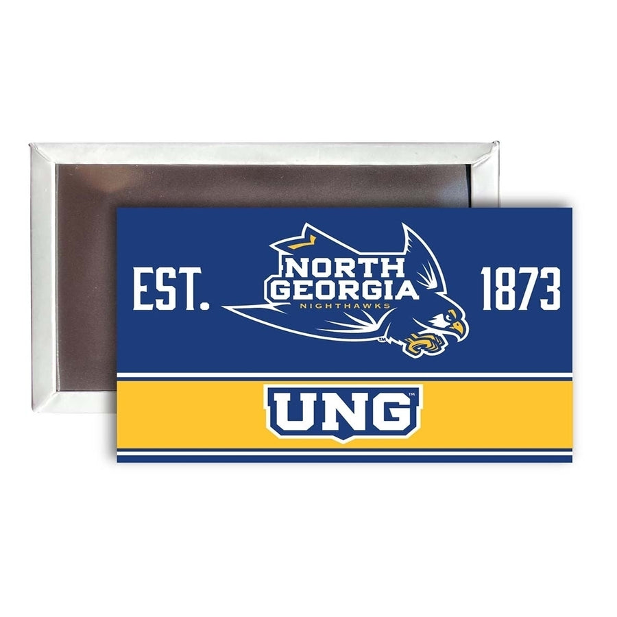 North Georgia Nighhawks 2x3-Inch NCAA Vibrant Collegiate Fridge Magnet - Multi-Surface Team Pride Accessory 4-Pack Image 1