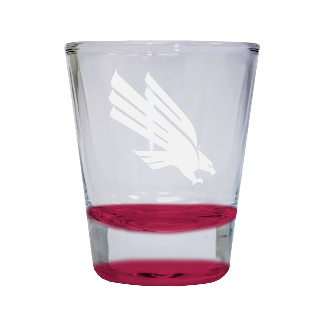 NCAA North Texas Collectors 2oz Laser-Engraved Spirit Shot Glass Red Image 1