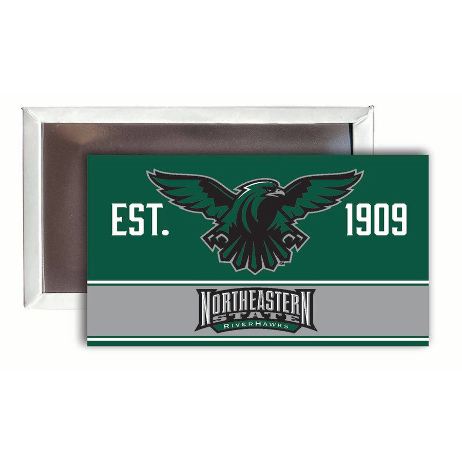 Northeastern State University Riverhawks 2x3-Inch NCAA Vibrant Collegiate Fridge Magnet - Multi-Surface Team Pride Image 1