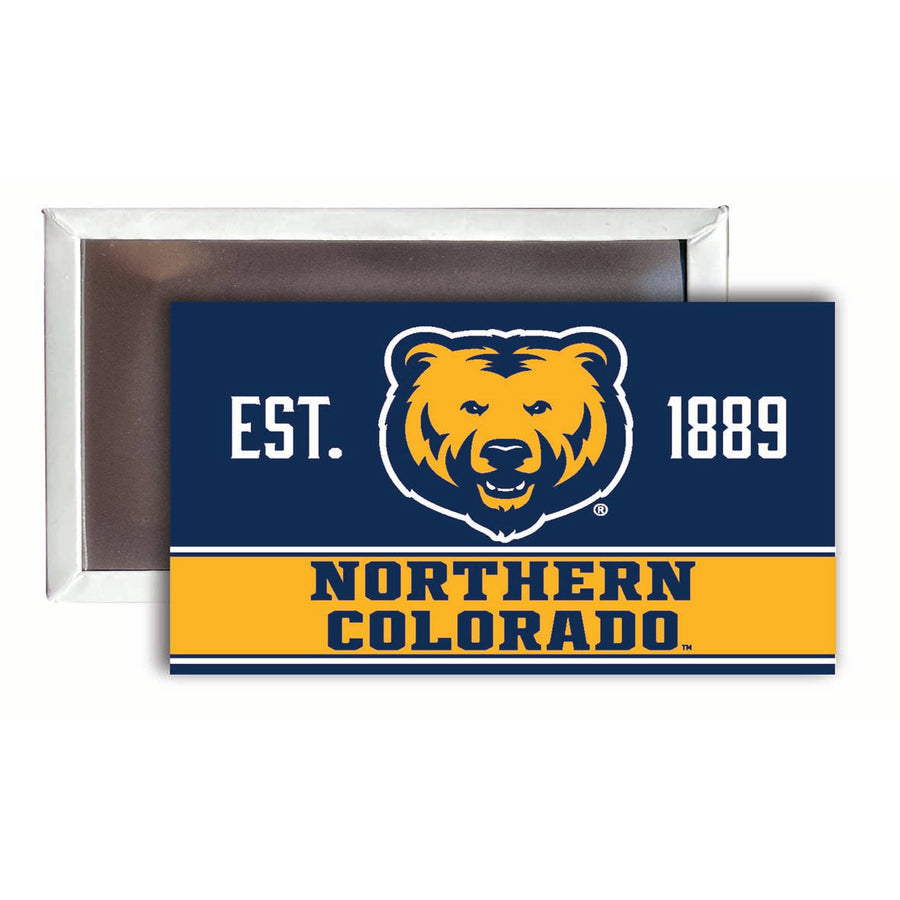 Northern Colorado Bears 2x3-Inch NCAA Vibrant Collegiate Fridge Magnet - Multi-Surface Team Pride Accessory 4-Pack Image 1