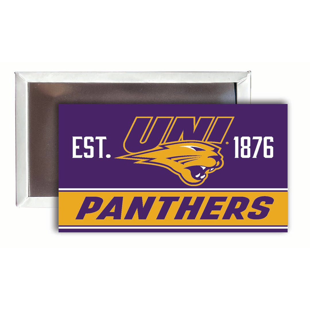 Northern Iowa Panthers 2x3-Inch NCAA Vibrant Collegiate Fridge Magnet - Multi-Surface Team Pride Accessory 4-Pack Image 1