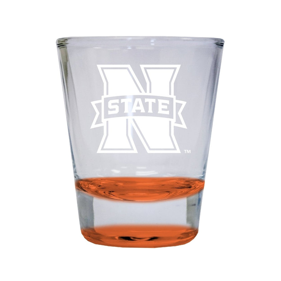 NCAA Northwestern Oklahoma State University Collectors 2oz Laser-Engraved Spirit Shot Glass Orange Image 1