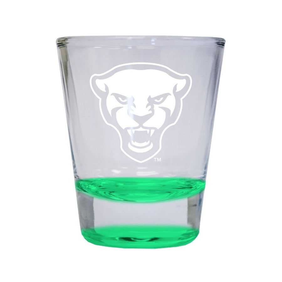 NCAA Pittsburgh Panthers Collectors 2oz Laser-Engraved Spirit Shot Glass Green Image 1