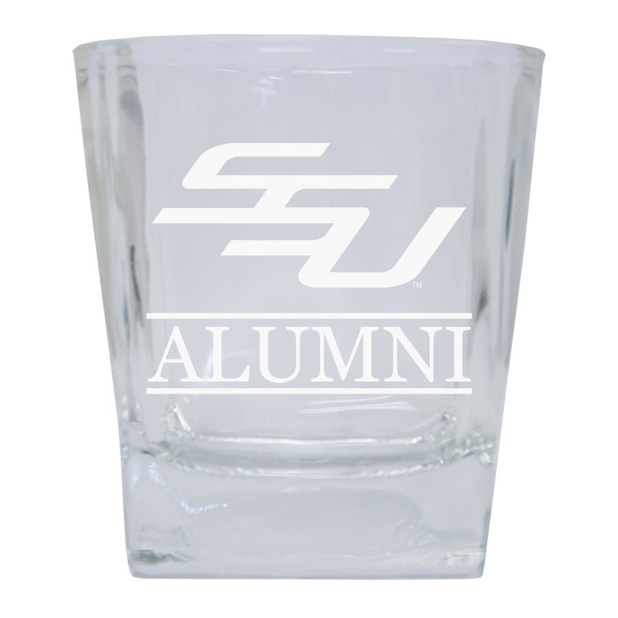 Savannah State University Alumni Elegance - 5 oz Etched Shooter Glass Tumbler 4-Pack Image 1