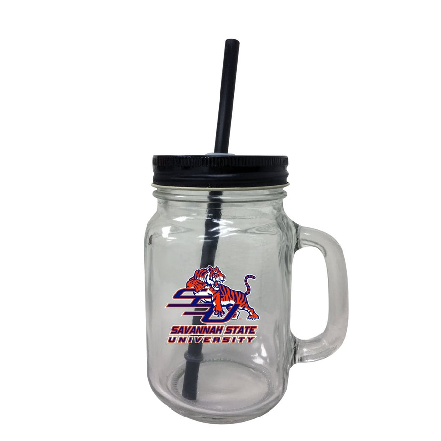 Savannah State University Mason Jar Glass 2-Pack Image 1