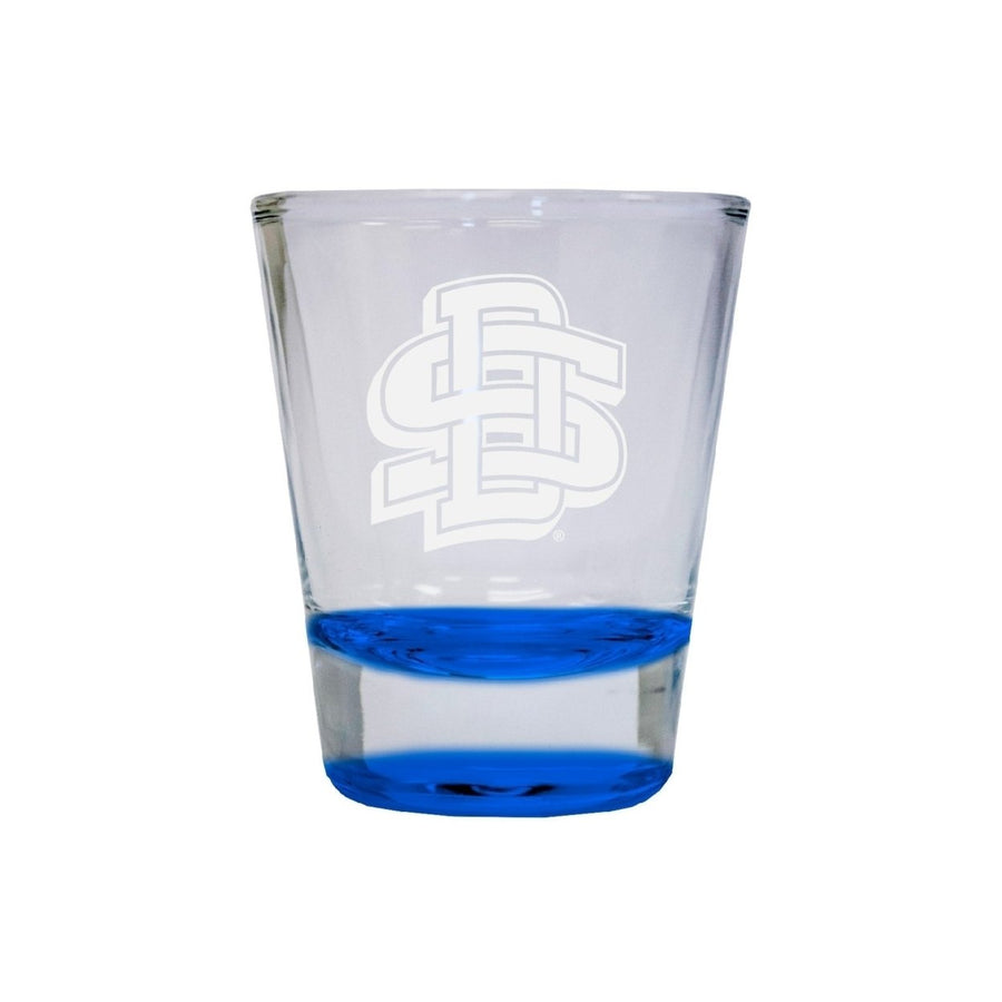 NCAA South Dakota State Jackrabbits Collectors 2oz Laser-Engraved Spirit Shot Glass Red Image 1