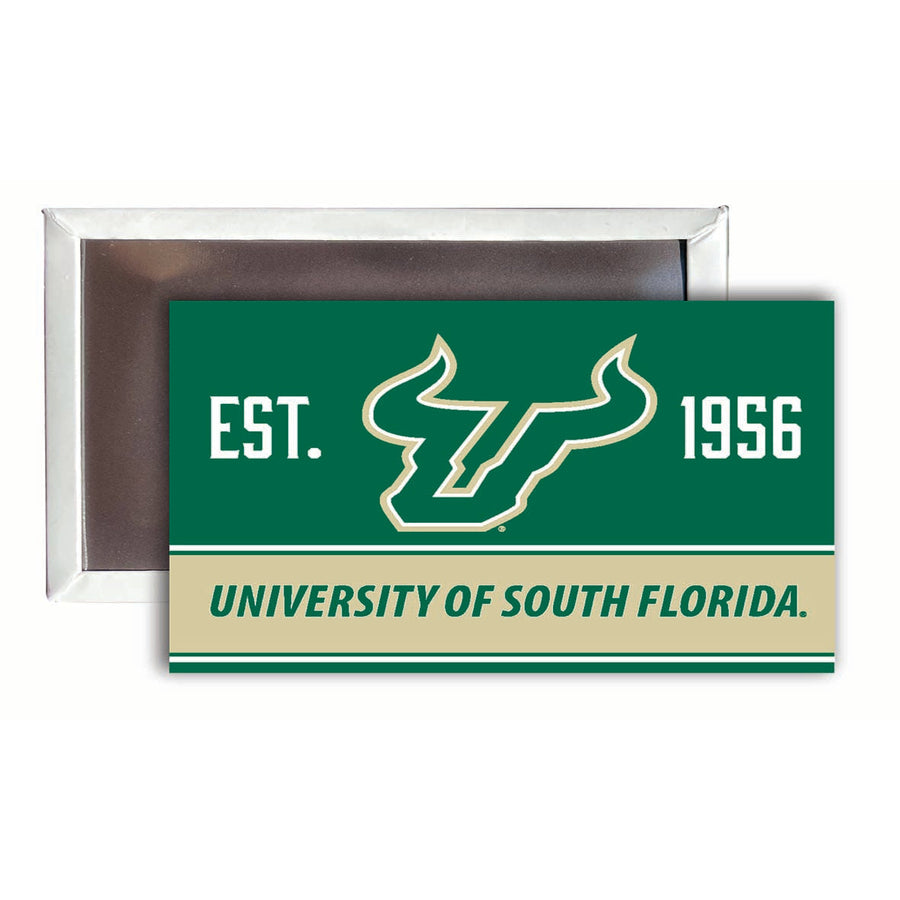 South Florida Bulls 2x3-Inch NCAA Vibrant Collegiate Fridge Magnet - Multi-Surface Team Pride Accessory 4-Pack Image 1