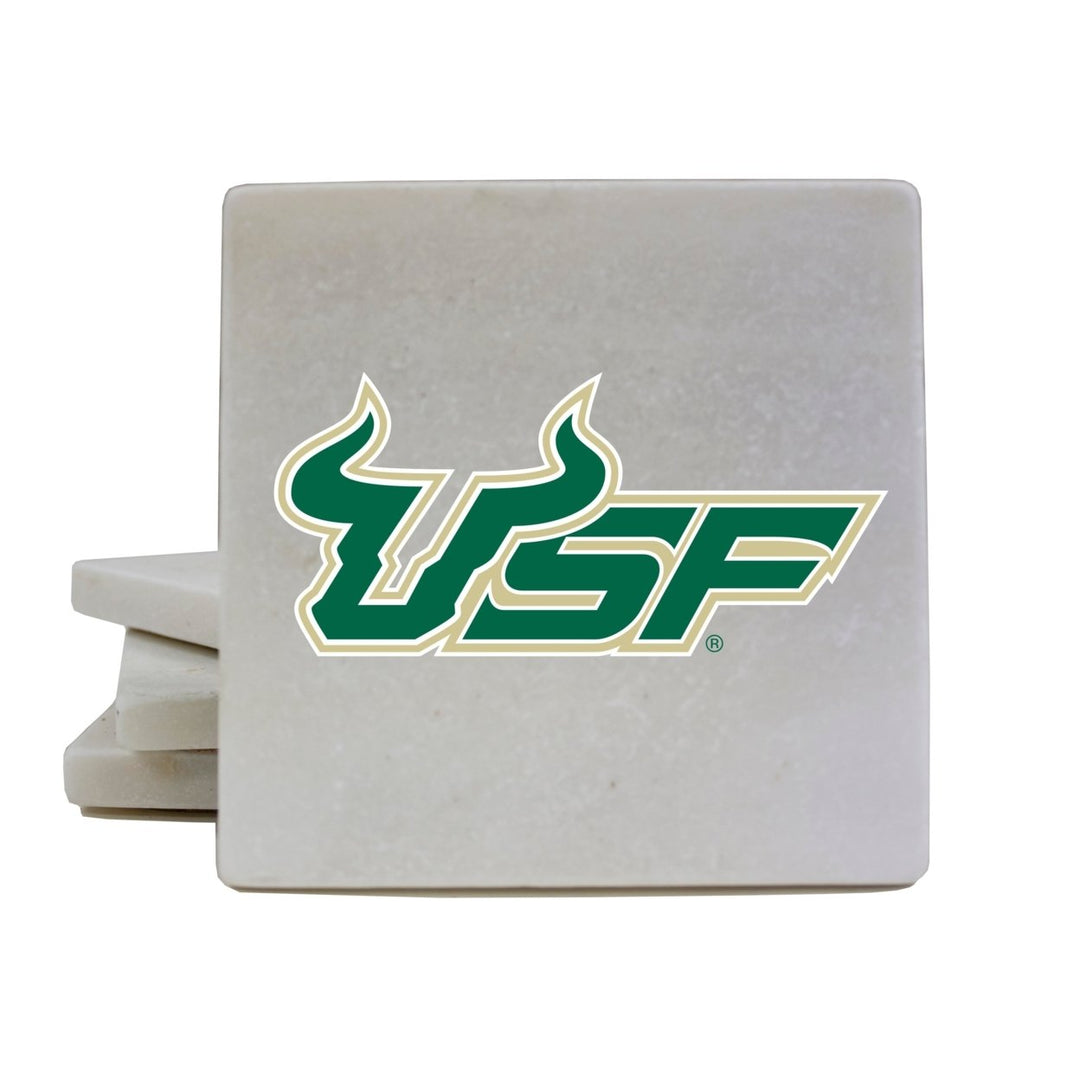 South Florida Bulls Marble Coasters - Elegantly Crafted, Officially Licensed Luxury Image 1