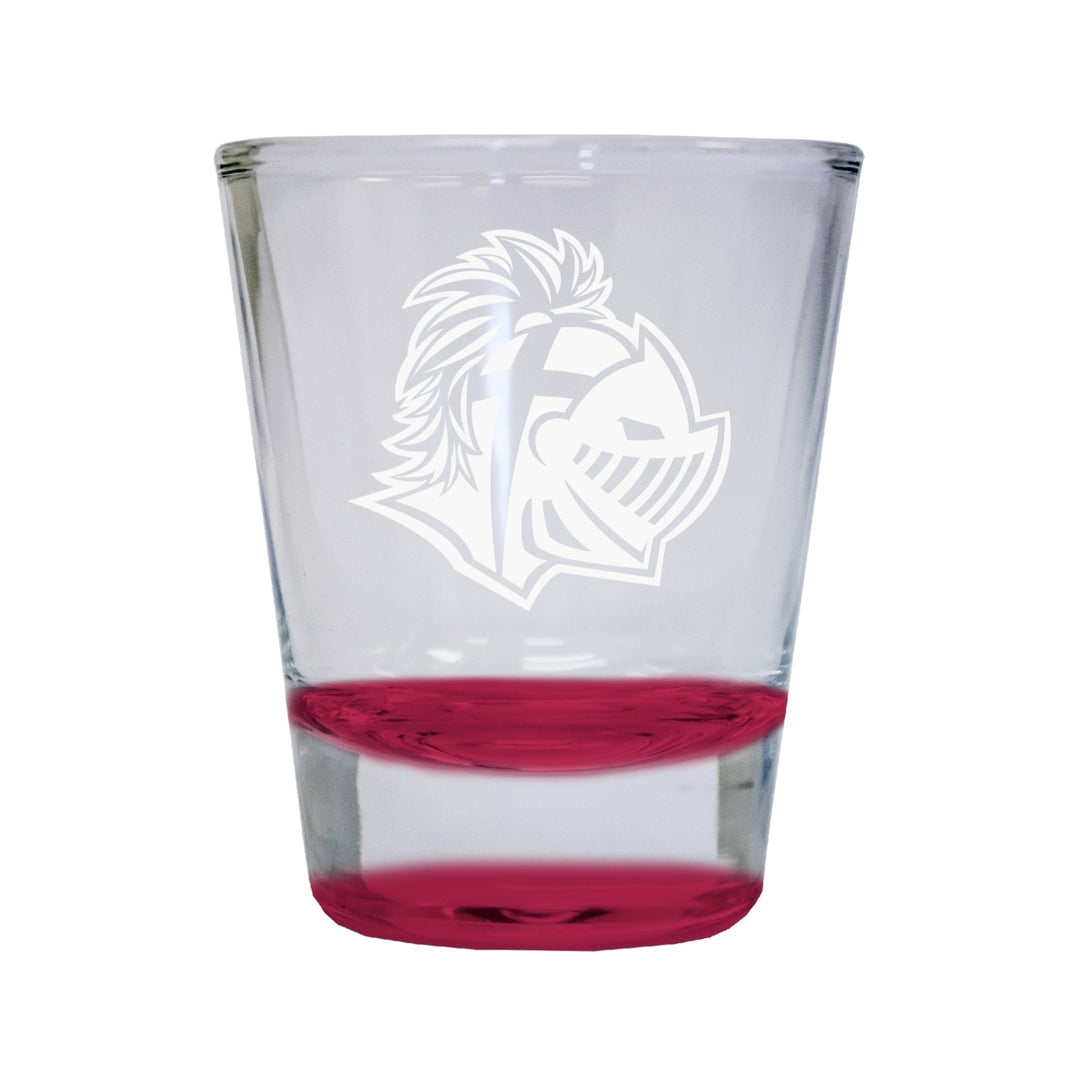 NCAA Southern Wesleyan University Collectors 2oz Laser-Engraved Spirit Shot Glass Red Image 1