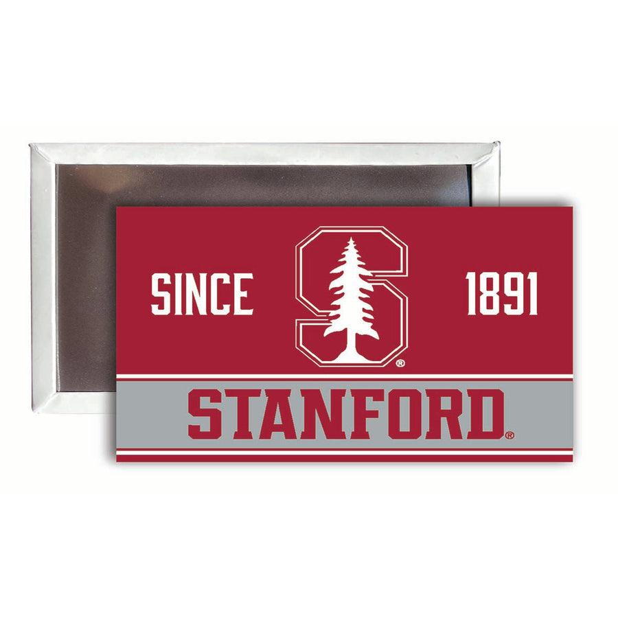 Stanford University 2x3-Inch NCAA Vibrant Collegiate Fridge Magnet - Multi-Surface Team Pride Accessory 4-Pack Image 1