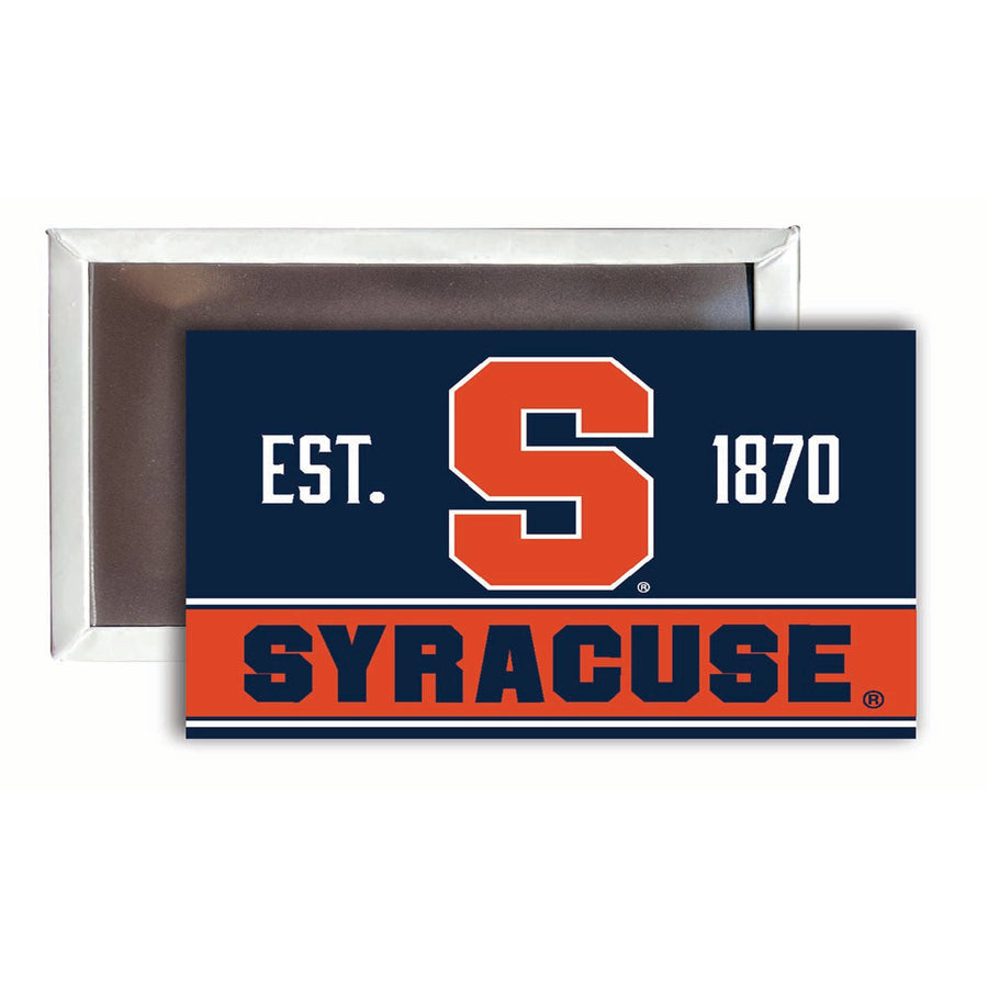 Syracuse Orange 2x3-Inch NCAA Vibrant Collegiate Fridge Magnet - Multi-Surface Team Pride Accessory 4-Pack Image 1