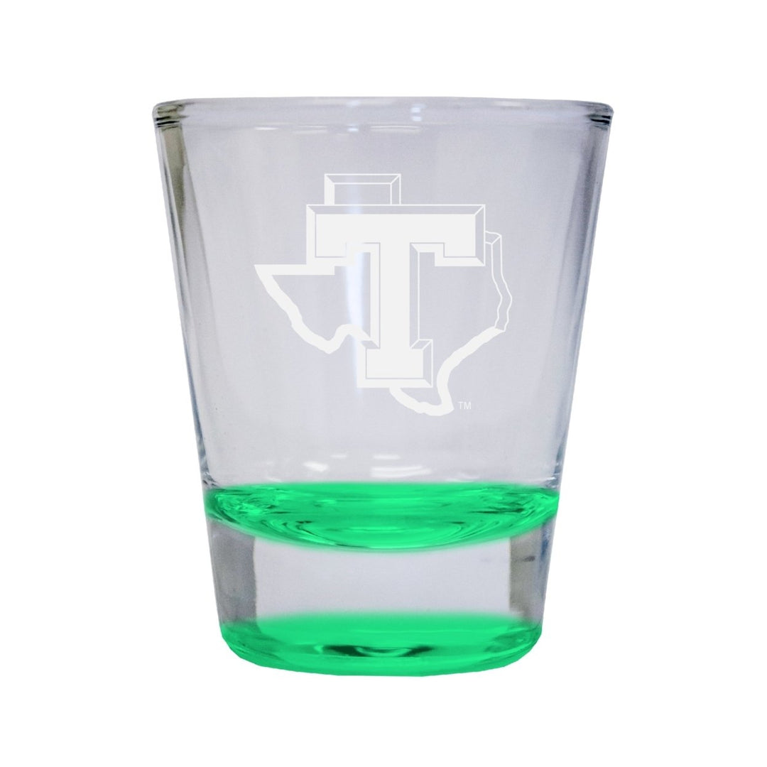 NCAA Tarleton State University Collectors 2oz Laser-Engraved Spirit Shot Glass Green Image 1