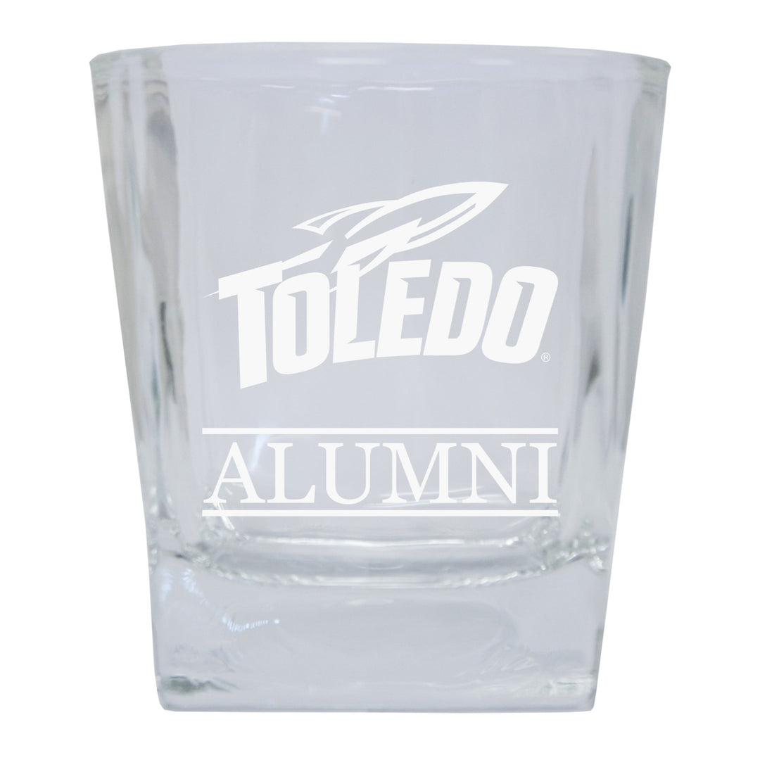 Toledo Rockets Alumni Elegance - 5 oz Etched Shooter Glass Tumbler 4-Pack Image 1