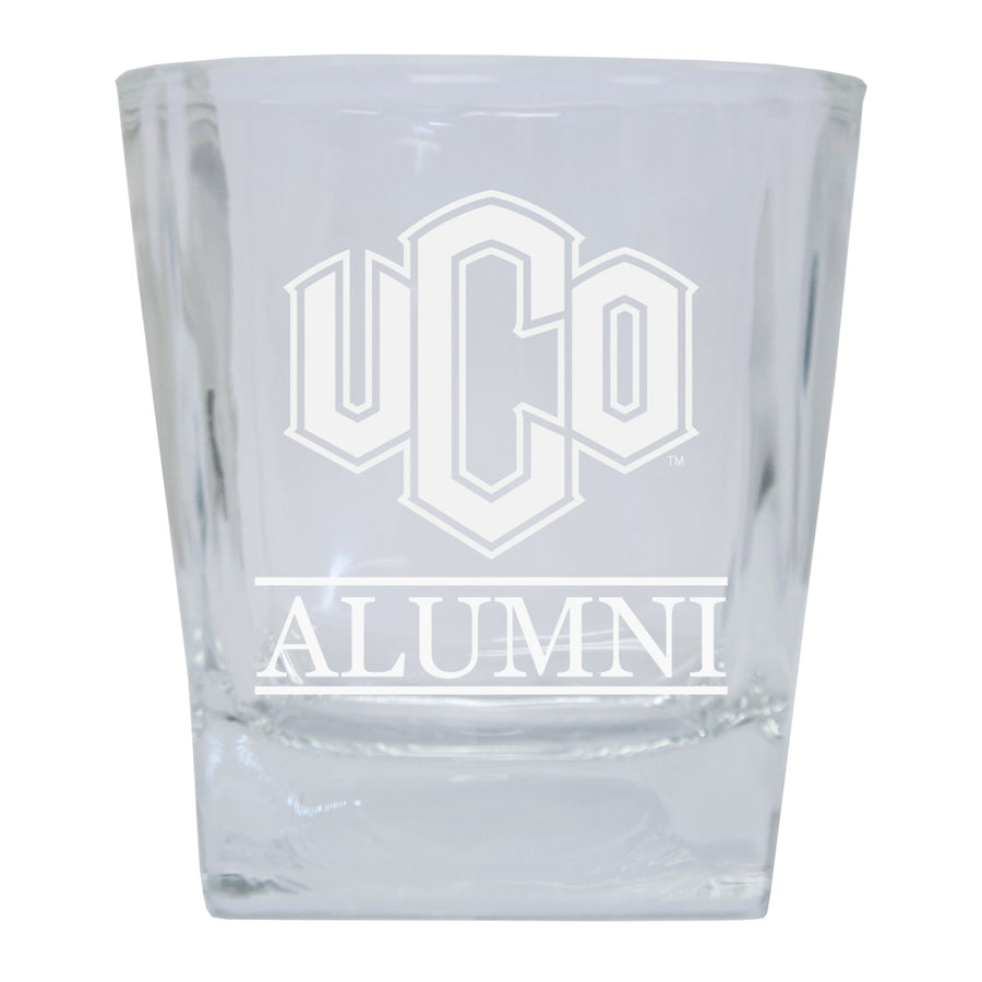 University of Central Oklahoma Bronchos Alumni Elegance - 5 oz Etched Shooter Glass Tumbler 4-Pack Image 1