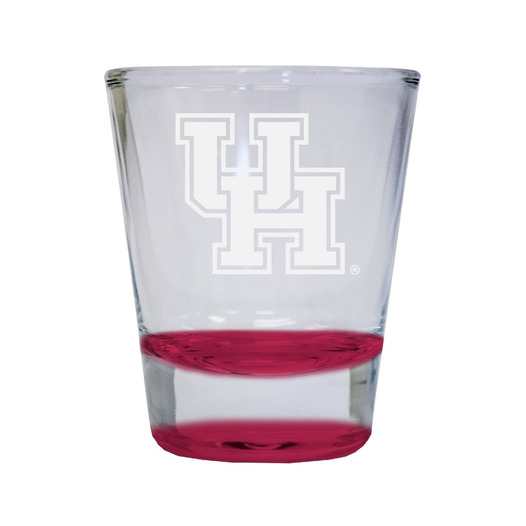 NCAA University of Houston Collectors 2oz Laser-Engraved Spirit Shot Glass Red Image 1