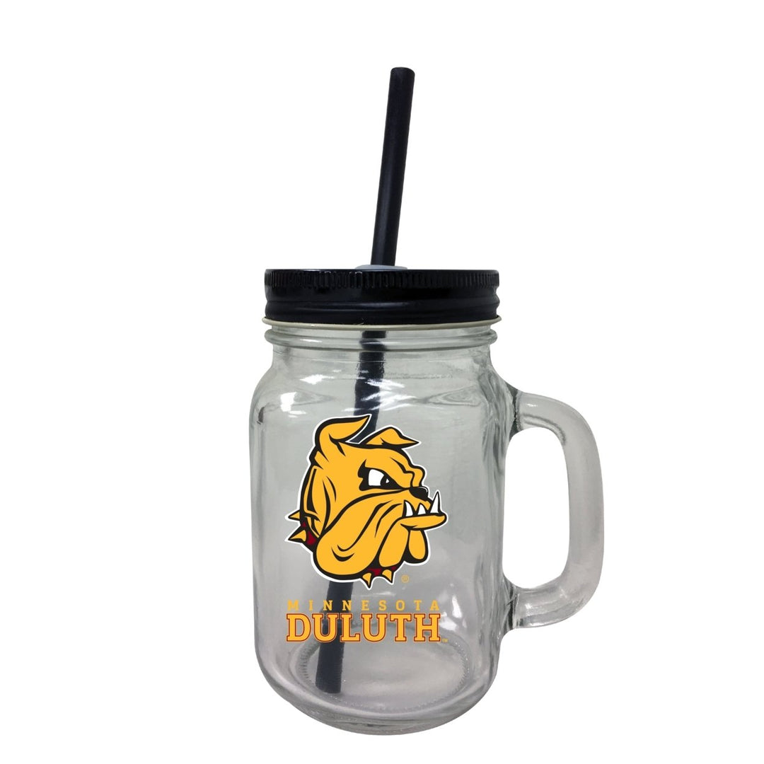 University of Minnesota Duluth Mason Jar Glass 2-Pack Image 1