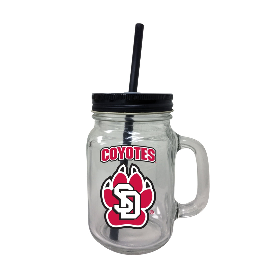 University of South Dakota Mason Jar Glass 2-Pack Image 1