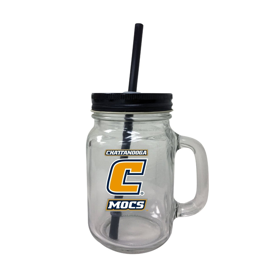 University of Tennessee at Chattanooga 16 oz Mason Jar Glass 2 Pack Image 1