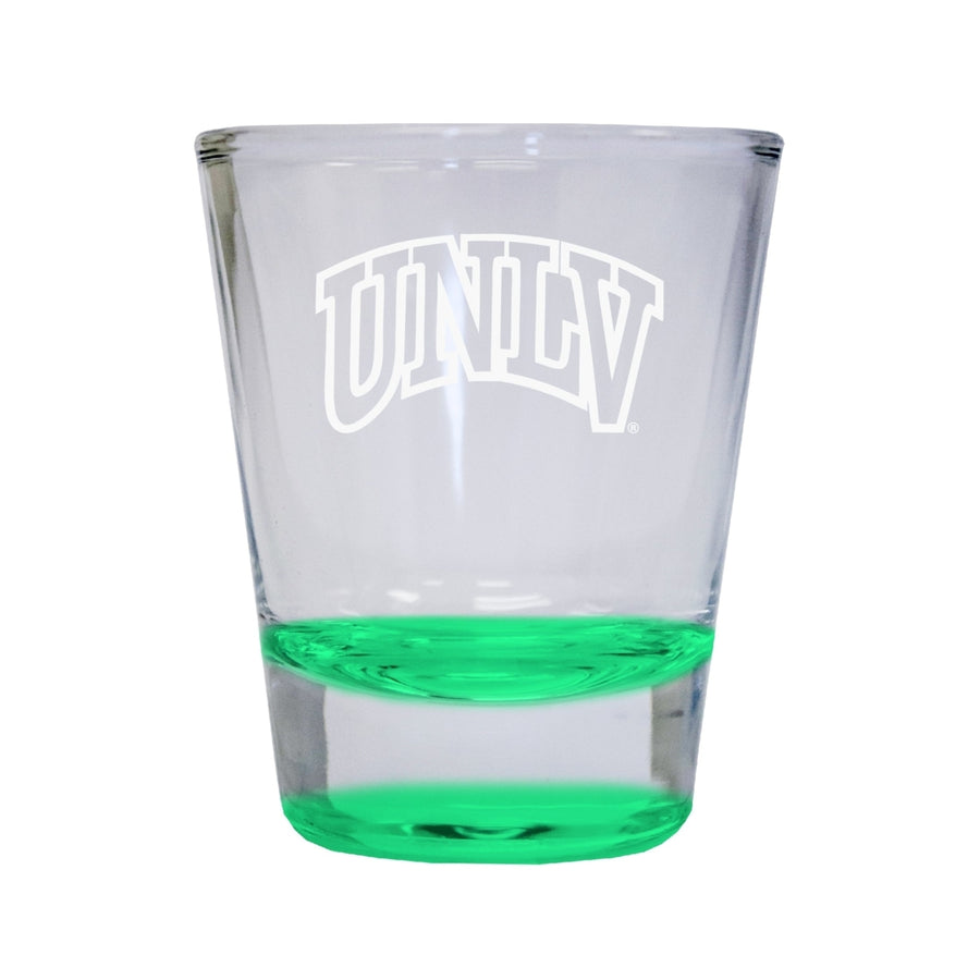 NCAA UNLV Rebels Collectors 2oz Laser-Engraved Spirit Shot Glass Green Image 1