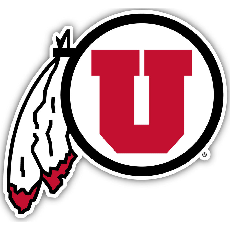 Utah Utes 12-Inch on one of its sides NCAA Durable School Spirit Vinyl Decal Sticker Image 1