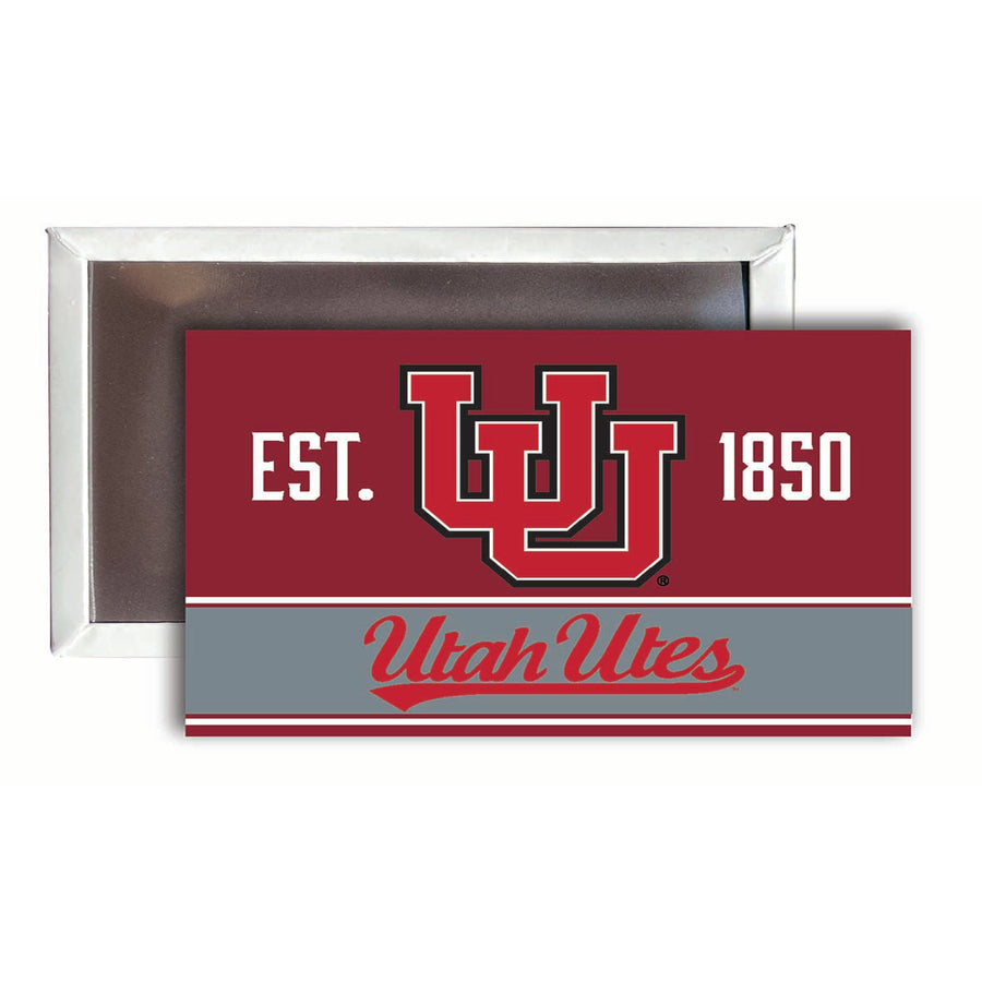 Utah Utes 2x3-Inch NCAA Vibrant Collegiate Fridge Magnet - Multi-Surface Team Pride Accessory 4-Pack Image 1