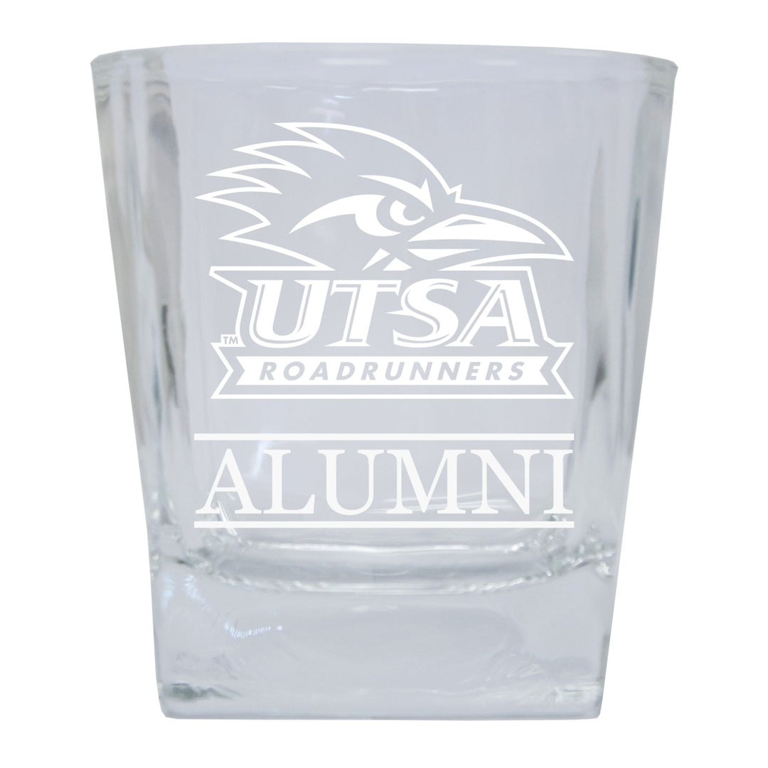 UTSA Road Runners Alumni Elegance - 5 oz Etched Shooter Glass Tumbler 4-Pack Image 1