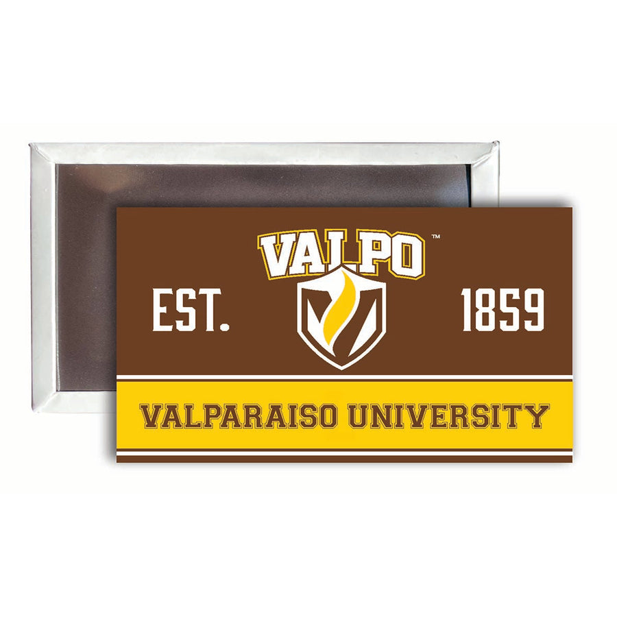 Valparaiso University 2x3-Inch NCAA Vibrant Collegiate Fridge Magnet - Multi-Surface Team Pride Accessory 4-Pack Image 1