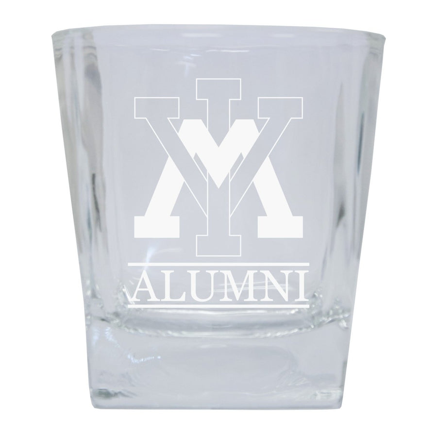 VMI Keydets Alumni Elegance - 5 oz Etched Shooter Glass Tumbler 4-Pack Image 1