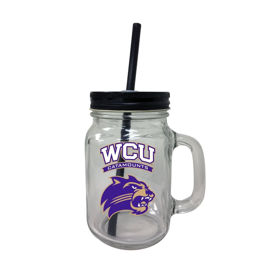 Western Carolina University Mason Jar Glass 2-Pack Image 1