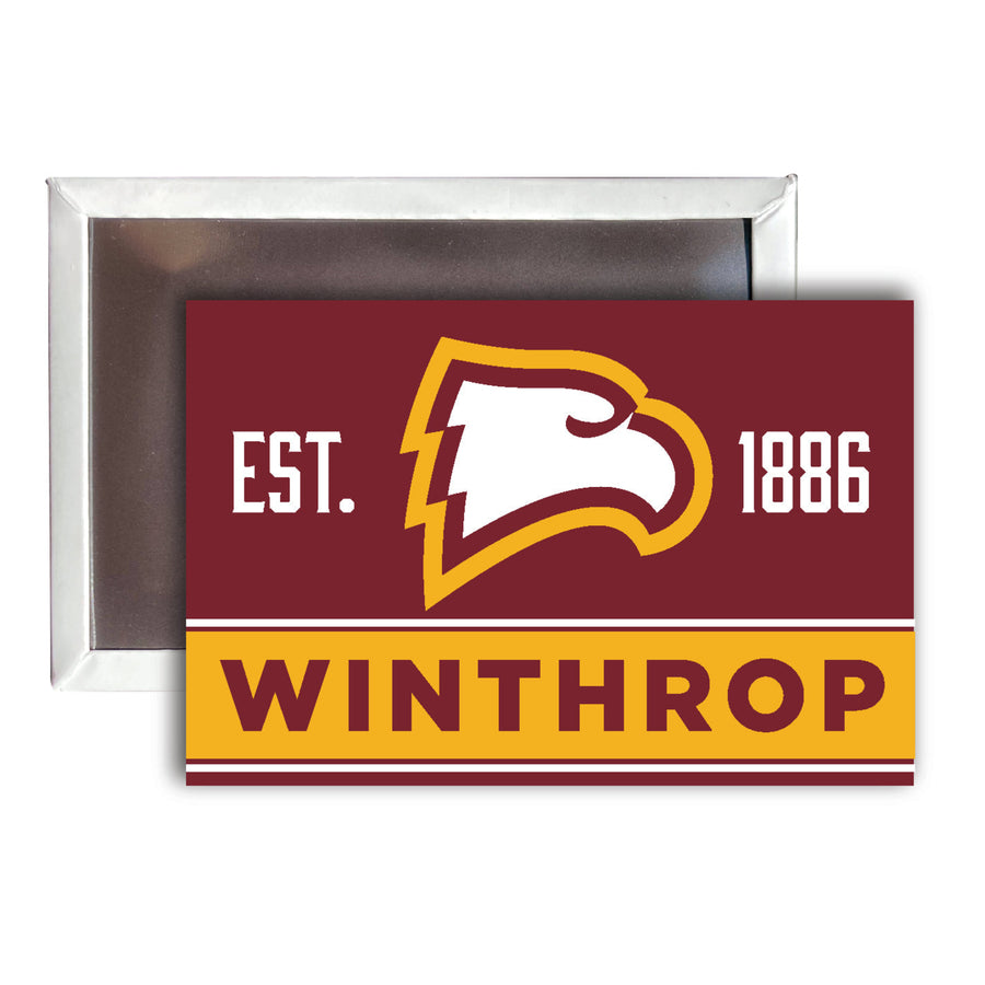 Winthrop University 2x3-Inch NCAA Vibrant Collegiate Fridge Magnet - Multi-Surface Team Pride Accessory Single Unit Image 1