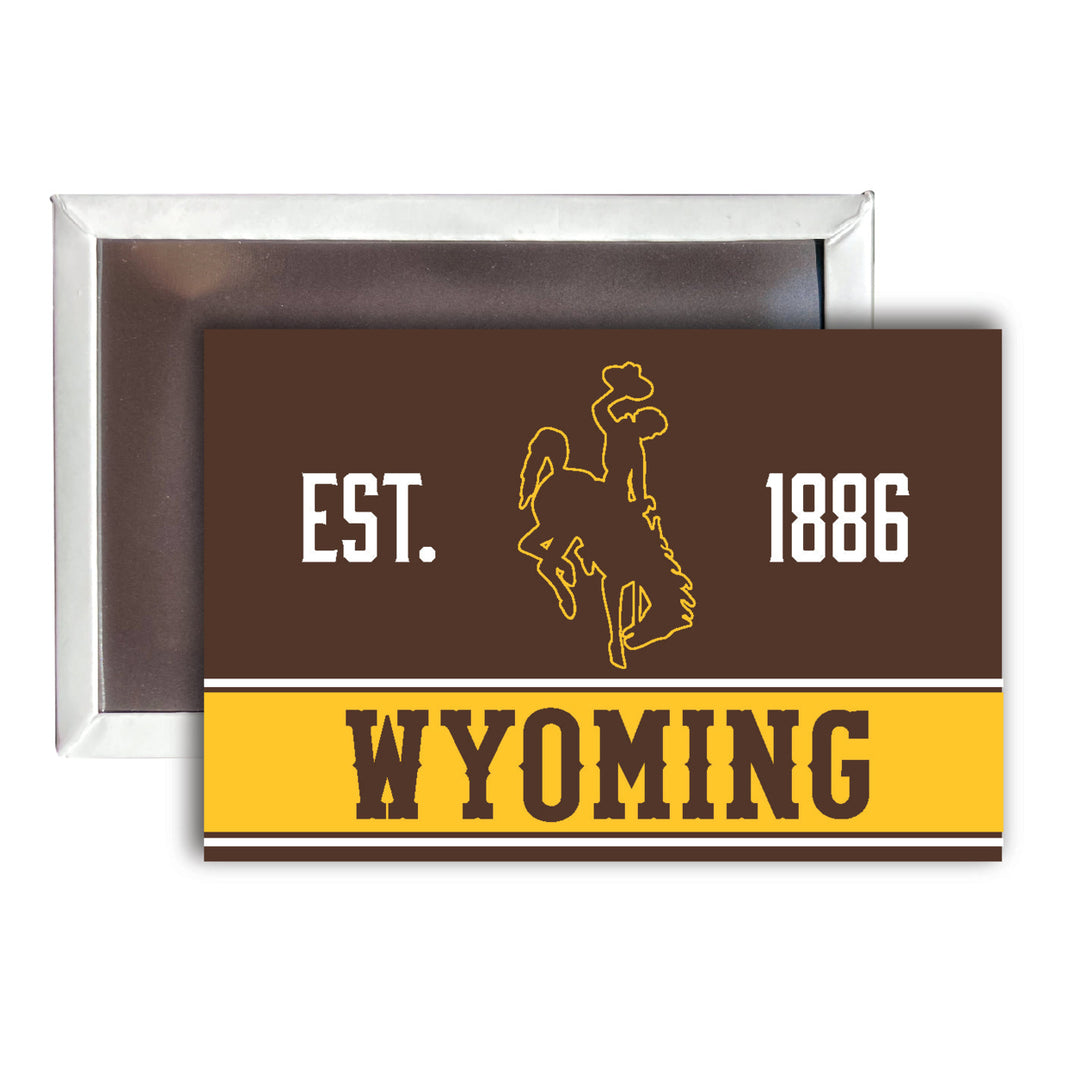 University of Wyoming 2x3-Inch NCAA Vibrant Collegiate Fridge Magnet - Multi-Surface Team Pride Accessory Single Unit Image 1